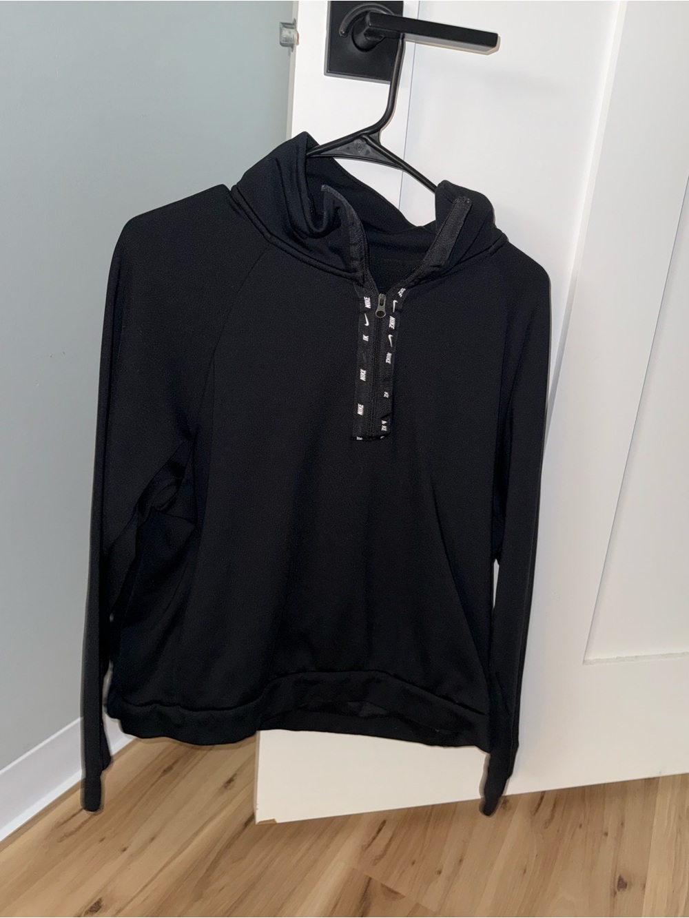 Women’s Nike Black Quarter Zip Sweatshirt